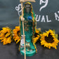Deluxe Santa Muerte Statue + 24K Gold + 7” + Baptized + Fixed + Made in Mexico