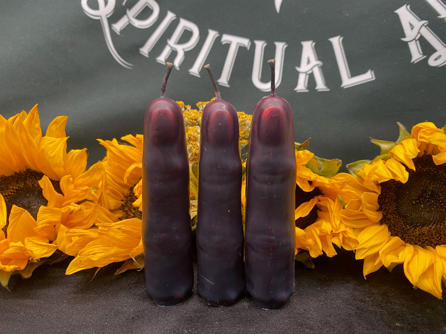 Three Bleeding Fingers Candles + Samhain + Halloween + Destroy Enemies