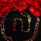 Santa Muerte Roja Rosary + Heart Beads + Blessed + Handcrafted + Rosario