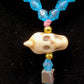 Santa Muerte Azul Rosary + Blue + Blessed + Handcrafted in Mexico + Rosario