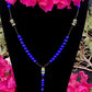 Santa Muerte Azul Rosary + Blessed + Handcrafted in Mexico + Rosario
