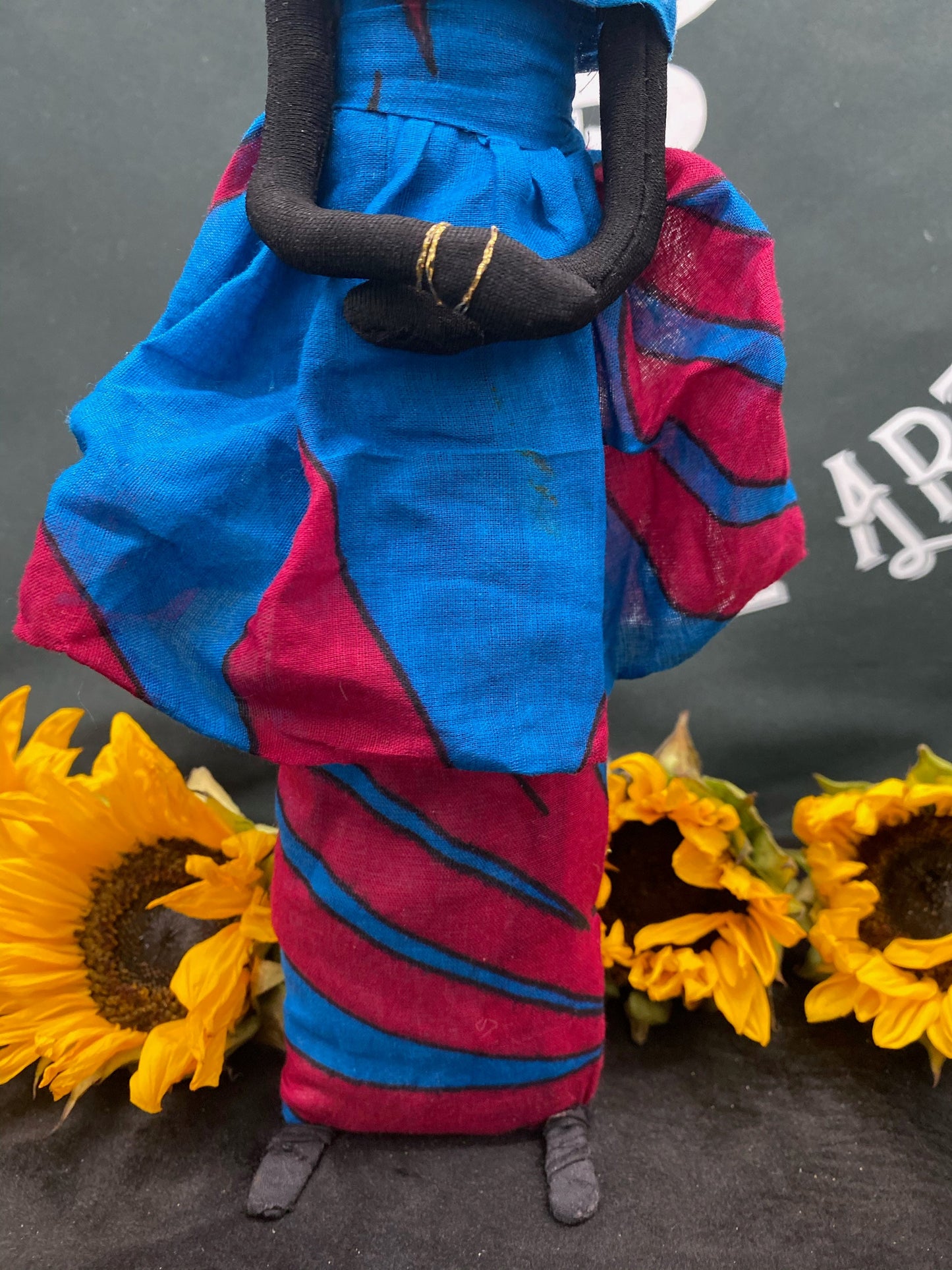 Blue Lingeer Doll + Africa + Senegal + Altar Dollie + La Sirene + Yemaya