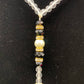 Long Santa Muerte Blanca Rosary + Blessed + Hecho en Mexico + Rosario