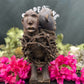 Nkisi Two-Headed with Glass Statue + Fetish from Kongo for Protection + One of a Kind