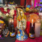 Santa Muerte Abre Camino Statue + 12” + Fixed and Baptized on Feast Day + 24K Gold