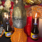 Santa Muerte Abre Camino Statue for Money & Business + 12” + Fixed and Baptized on Feast Day + 24K Gold