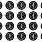 Protected by Santa Muerte Stickers