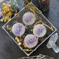Triple Moon Goddess Pentacle Tealight Candles in Gift Box