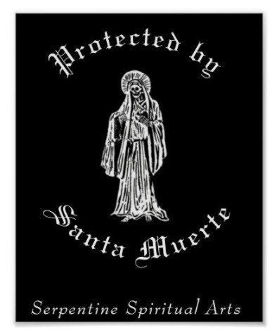 Protected by Santa Muerte Poster