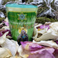 Santa Muerte Verde Candle + Money + Justice + Made in Mexico