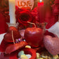 Loadable Apple Candle + Love + Binding + Prosperity + Healing + Santa Muerte