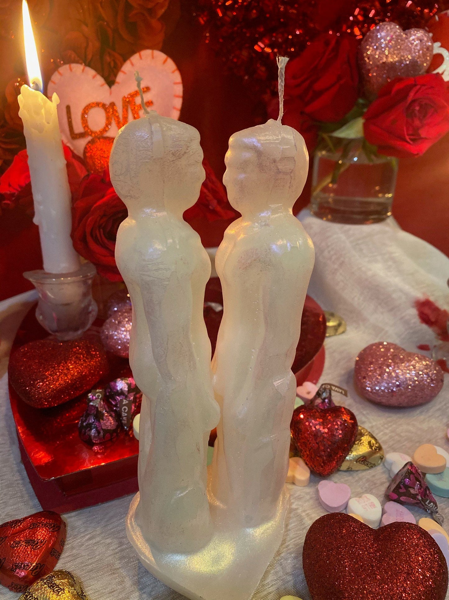 Gay Lovers Candle + Passion + Binding + Husbands + Marriage + Grooms + Friendship Candle