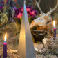 Metallic Pyramid Figure Candle