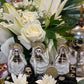 Santa Muerte Blanca Hear No, Speak No, See No Evil Statue + Baptized + Made in Mexico + Tetragrammaton