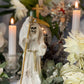 Santa Muerte Blanca Jorobada Statue + Hunchback + Lucky + Baptized + Fixed + Made in Mexico
