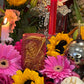 Large Santa Muerte Roja Soap + Blessed + Love + Passion + Money