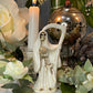 Santa Muerte Blanca Abundance Statue + Baptized + Fixed + Made in Mexico