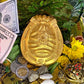 Money Bag & Horseshoe Candle + Luck + Wealth