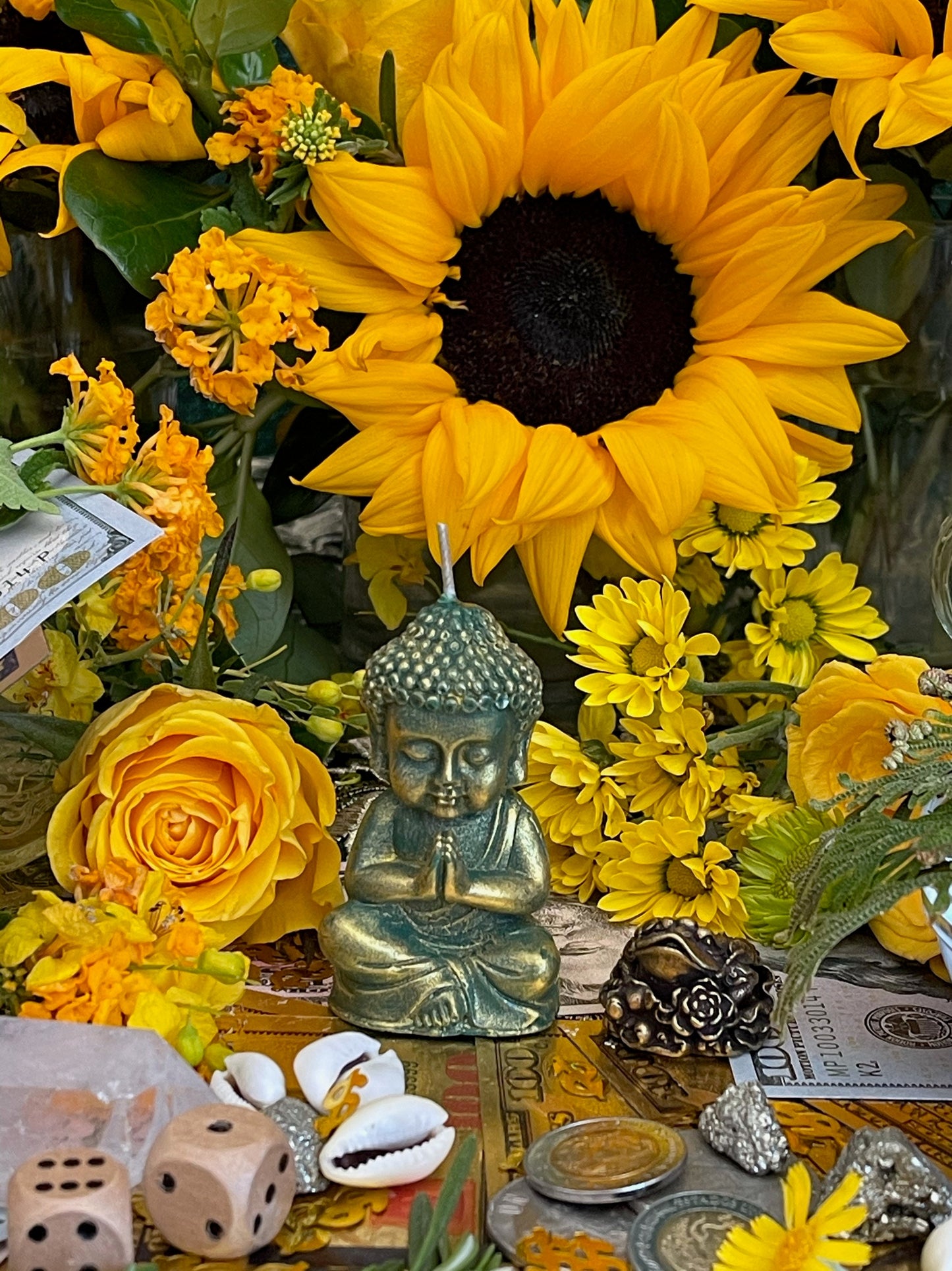 Buddha Candle + Prosperity + Spirituality