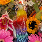Santa Muerte Siete Colores Abundance Statue + Baptized + Fixed + Made in Mexico