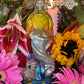 Santa Muerte Siete Colores Abundance Statue + Baptized + Fixed + Made in Mexico