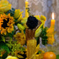 Oshun Fixed Candle + 24K Gold Leaf + African Spirit of Love & Prosperity + Orisha + Santeria + Ifa