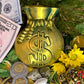 Money Bag Candle + Prosperity + Wealth