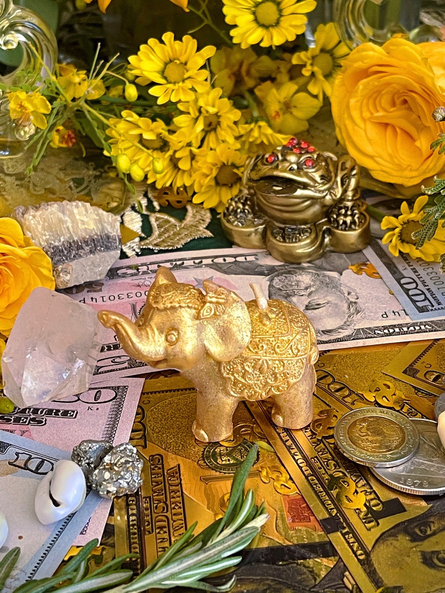 Elephant Candle + Luck + Spirit Guides