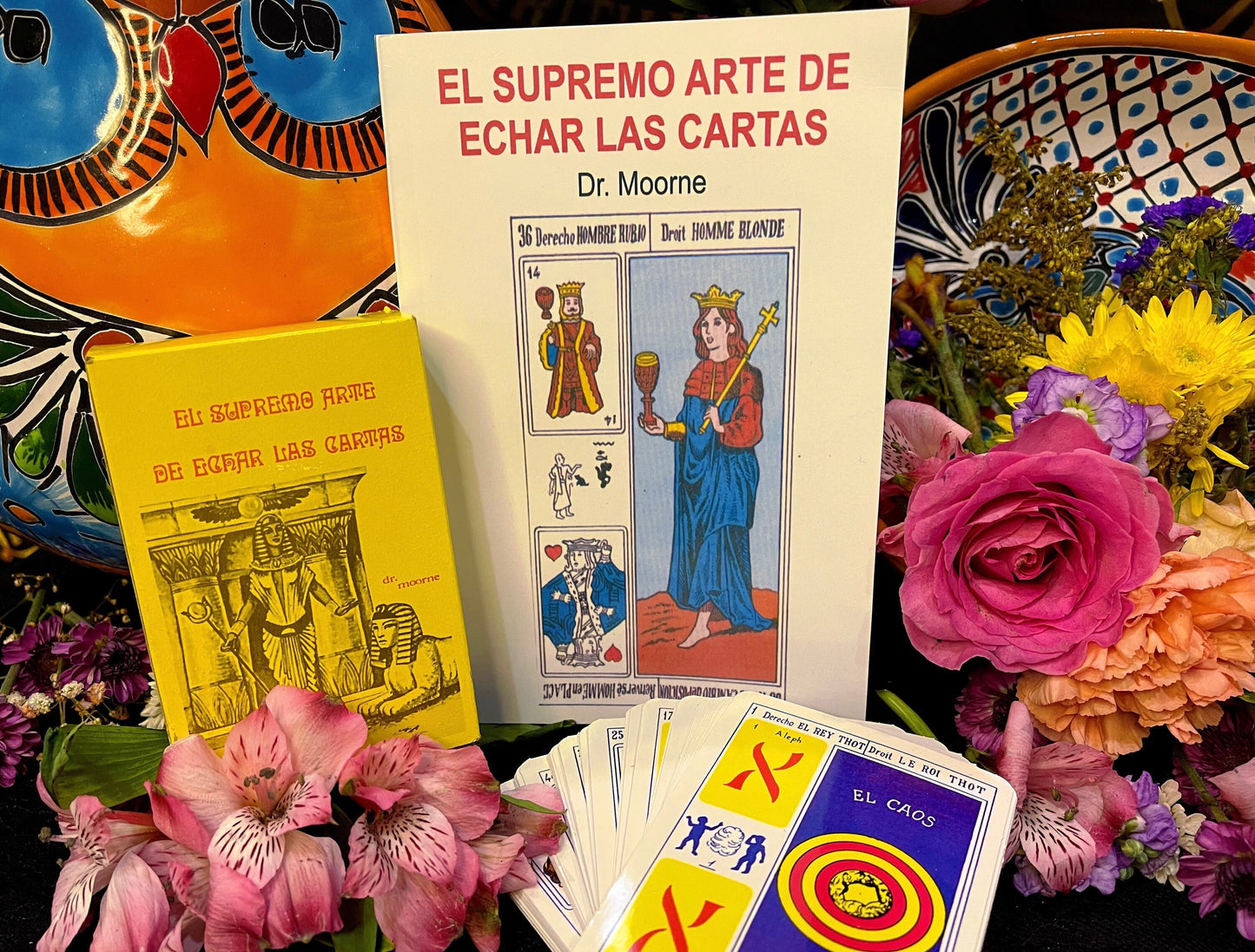 RARE Tarot Egipcio y Libro + El Supremo Arte de Echar las Cartas + Blessed + Fortune-Telling Deck + From Mexico