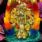 Santa Muerte Siete Colores Hands Statue + 24K Gold + Blessed + Fixed + Made in Mexico
