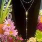 Santa Muerte Negra Rosary + Blessed + Sterling Silver Plated Chain + Handcrafted + Rosario