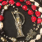 Santa Muerte Rosary de Hilo + Traditional Colors + Three Robes + Handcrafted + Rosario