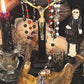 Santa Muerte Traditional Robes Rosary + Gemstone + Traditional Colors + Three Robes + Sterling Silver Plated Chain + Handcrafted + Rosario