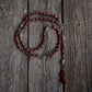 Santa Muerte Roja Rosary de Hilo + Gemstone + Carnelian + Handcrafted + Rosario