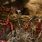 Santa Muerte Roja Evil Eye Rosary de Hilo + Handcrafted + Rosario