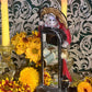 Santa Muerte Roja Reversing Mirror + Espejo + Baptized + Fixed + Made in Mexico