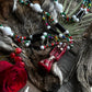 LAST ONE Santa Muerte Roja Beaded Necklace + Blessed + 4 Hilos + Protection + Made in Mexico
