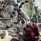 Santa Muerte Morada de Hilo Rosary + Purple + Handcrafted + Rosario