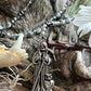 Santa Muerte Blanca Evil Eye Rosary de Hilo + Blessed + Handcrafted + Rosario