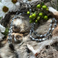 Santa Muerte Blanca Evil Eye Rosary de Hilo + Handcrafted + Rosario