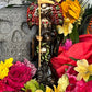 Santa Muerte Azteca Statue + 24K Gold + Baptized + Fixed + Made in Mexico + Aztek