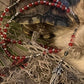 Santa Muerte Roja Rosary de Hilo + Carnelian + Handcrafted + Gemstone + Rosario