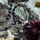Santa Muerte Morada de Hilo Rosary + Purple + Handcrafted + Rosario