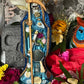 Santa Muerte Azul Statue + 12” + Fixed and Baptized on Feast Day on Feast Day + 24K Gold
