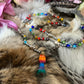 Santa Muerte Siete Colores Evil Eye Rosary de Hilo + Blessed + Handcrafted + Rosario