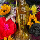 Santa Muerte Yellow Statue + 24K Gold + Amarilla + Baptized + Transparent + Fixed + Made in Mexico