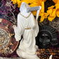 Santa Muerte Blanca Imperial Statue + Baptized + Fixed + Made in Mexico
