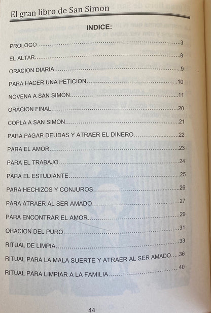 El Gran Libro de San Simon + Novo livro do México