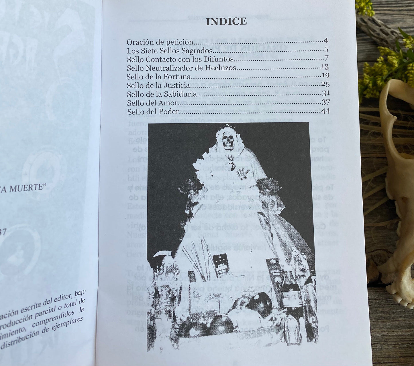 Siete Sellos Agrados De La Santa Muerte + From Mexico *NEW BOOK* Libro