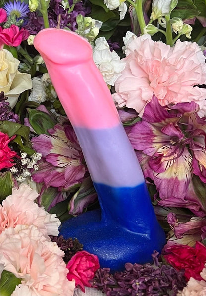 Vela de pênis do orgulho bissexual + Paixão + Sexo + Encontros casuais